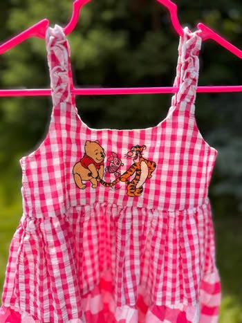 Embroidered Pooh, Piglet and Tigger Dress (2T)