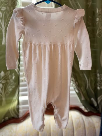Little Bear Embroidered Carter’s  Romper (12M)