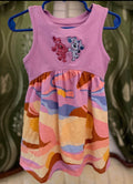 Embroidered Blue and Magenta Dress (2T)