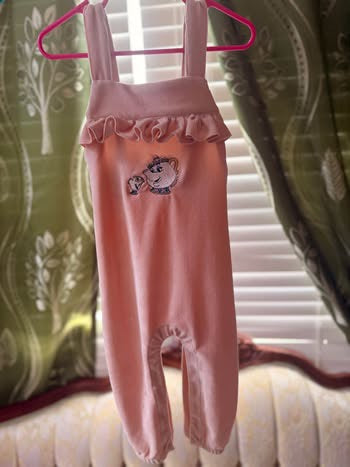 Embroidered Mrs. Potts and Chip Romper (12-18 months)