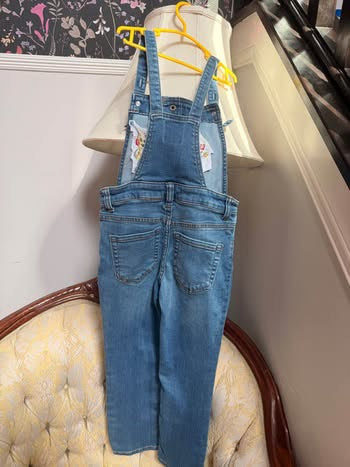Embroidered Rolie Polie Olie & Billy Overalls (5T)