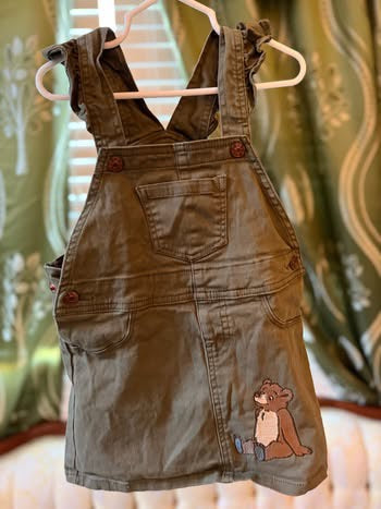 Embroidered Little Bear Dress (3T)