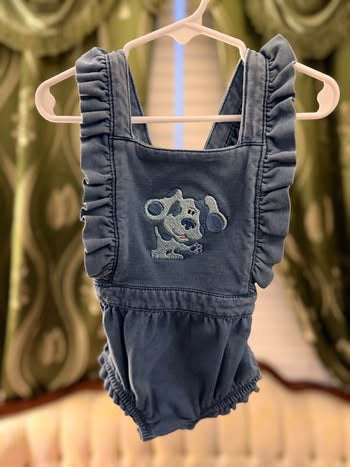Embroidered Blues Clues Romper (12m)