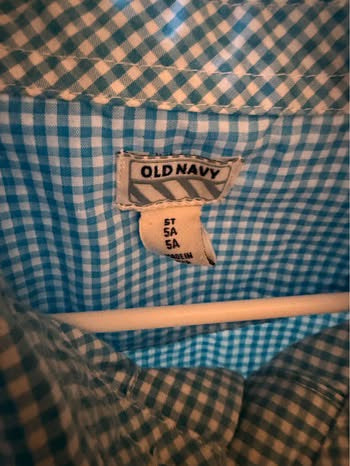 Embroidered Bear & Tutter Button Up ( 5T)