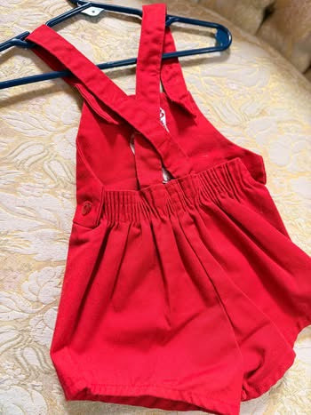 Vintage Toddletime Bubble Romper with an embroidered Elmo (6 months)