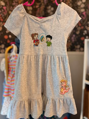 Dragon Tales Embroidered Dress (3T)