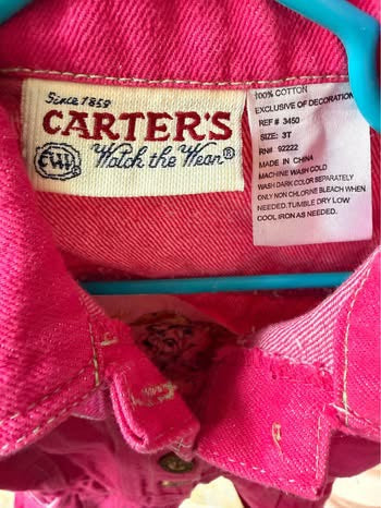 Dragon Tales Carter’s Watch the Wear Embroidered Dress (3T)
