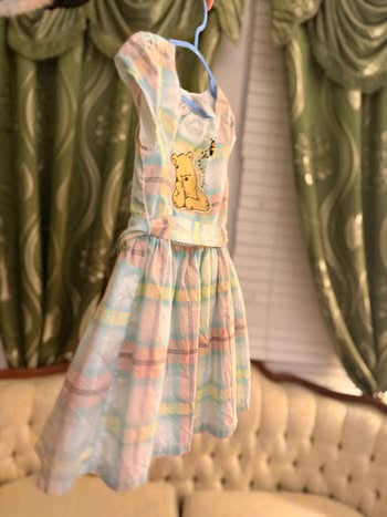 Pastel Winnie the Pooh Dress (2T)