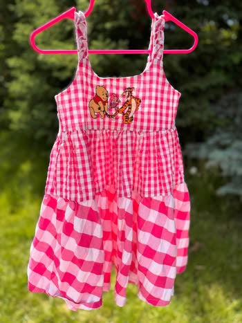 Embroidered Pooh, Piglet and Tigger Dress (2T)
