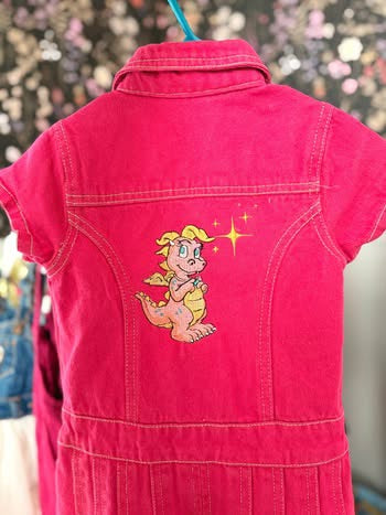 Dragon Tales Carter’s Watch the Wear Embroidered Dress (3T)
