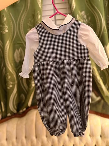 Embroidered Casper the Friendly Ghost Romper - Size 6-9 Months