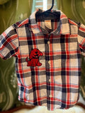 Embroidered Clifford’s Puppy Days Button Up Shirt (2T)