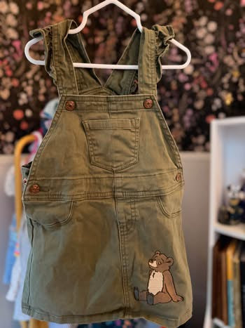 Embroidered Little Bear Dress (3T)