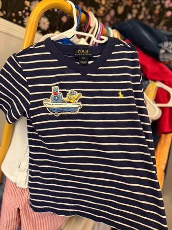 Embroidered SpongeBob Ralph Lauren Shirt (3T)